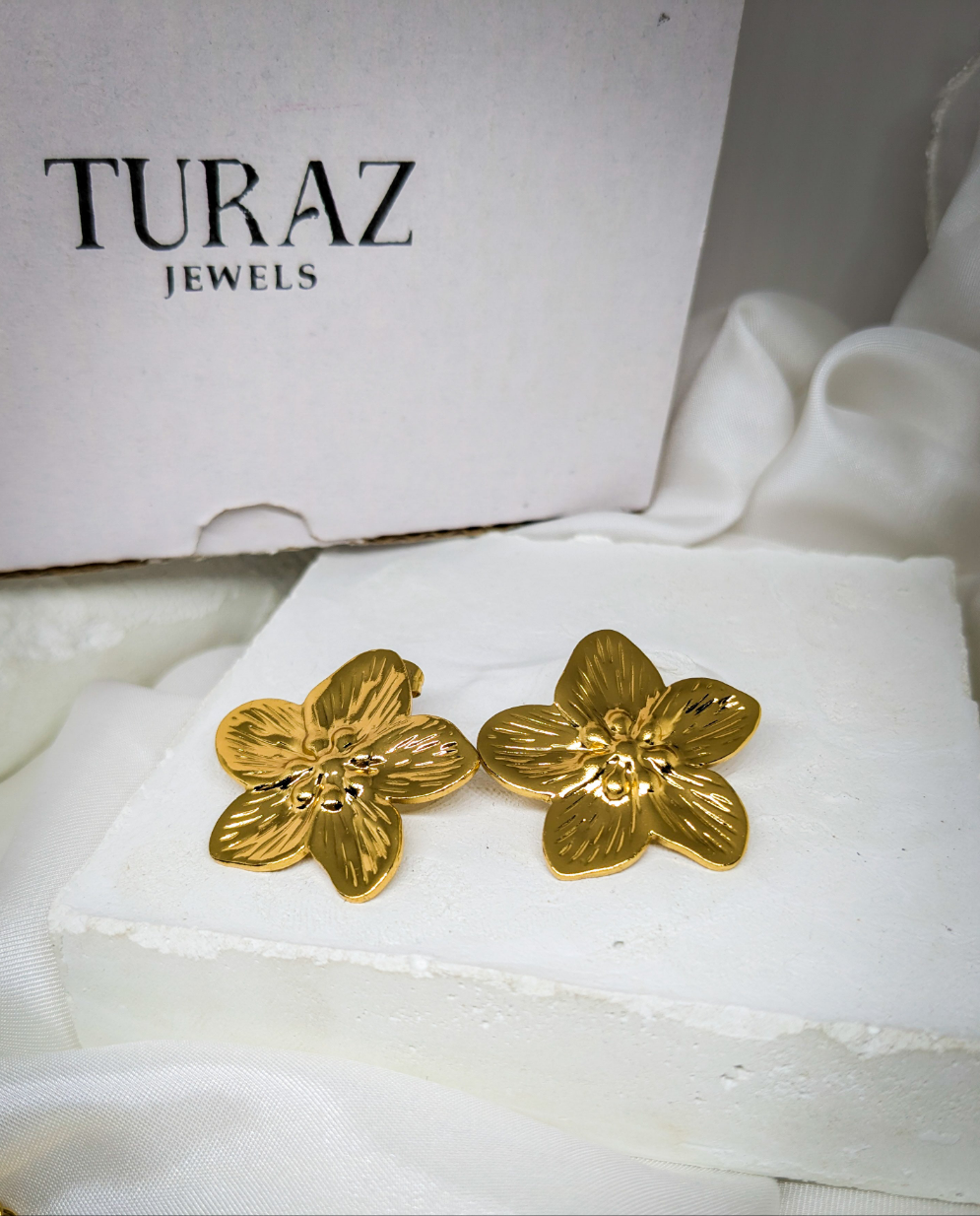 Golden Blossom Studs