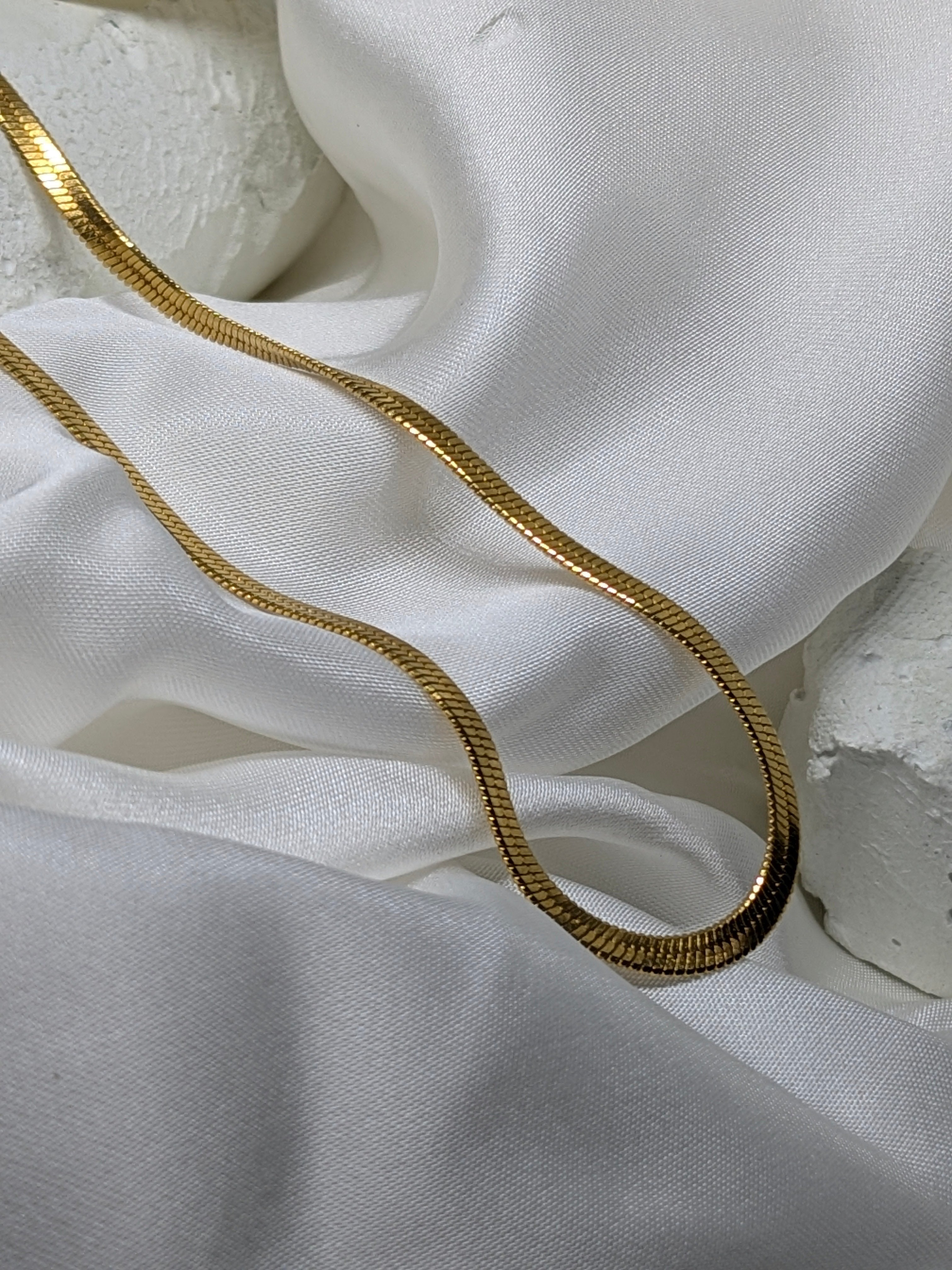 Golden Herringbone Chain