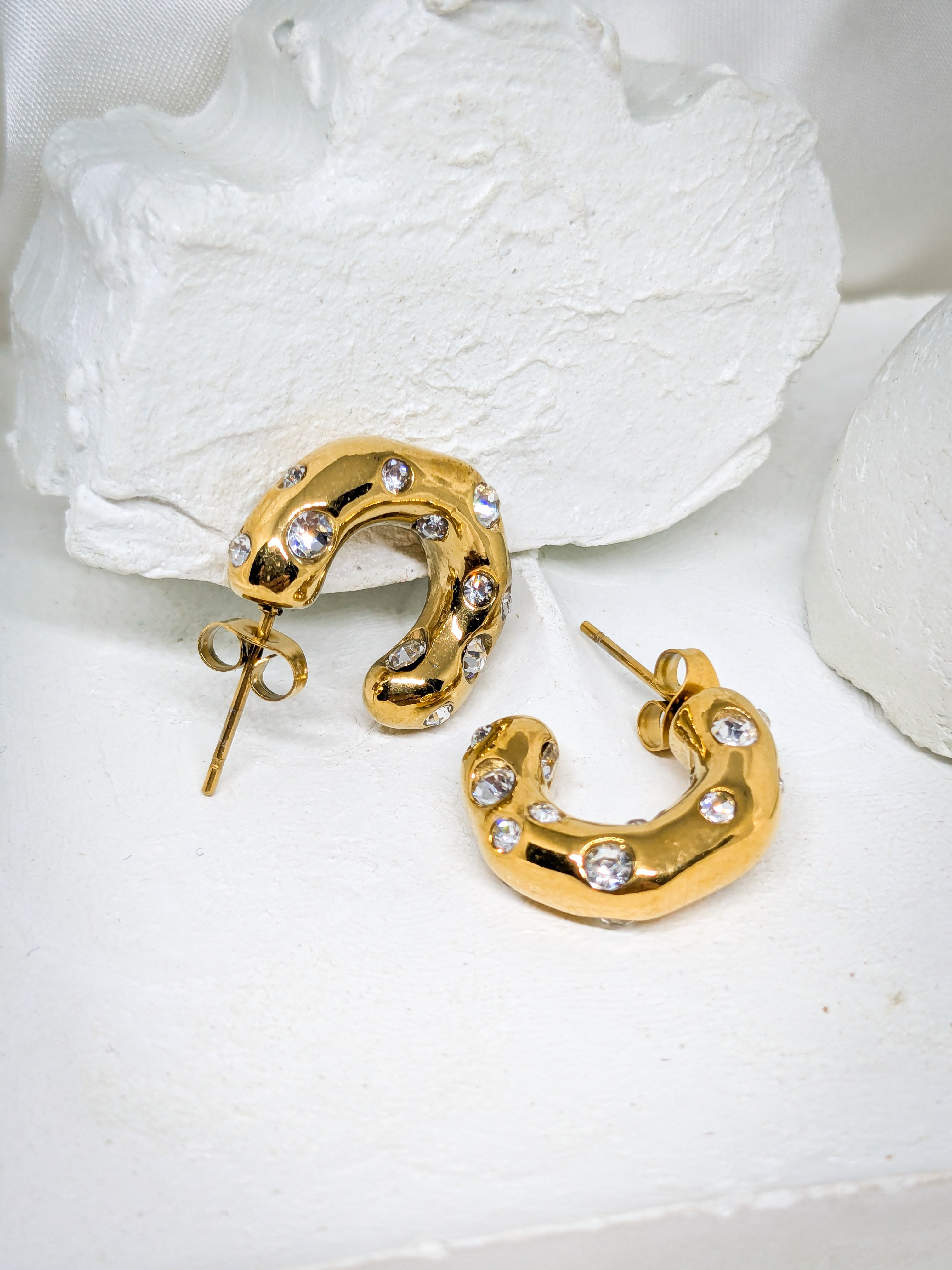 Luxe Molten Hoops