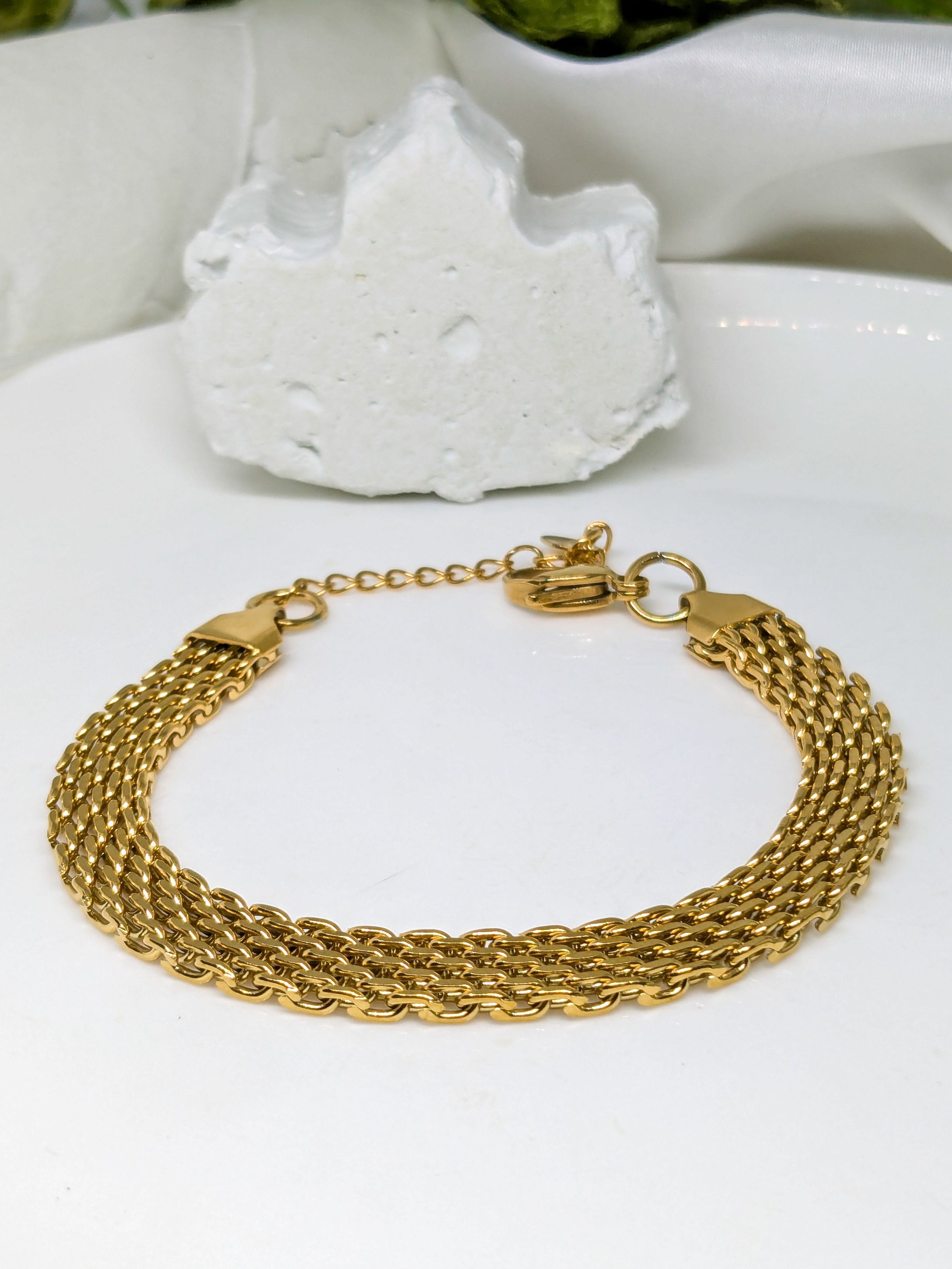 Royal Weave Chain Bracelet