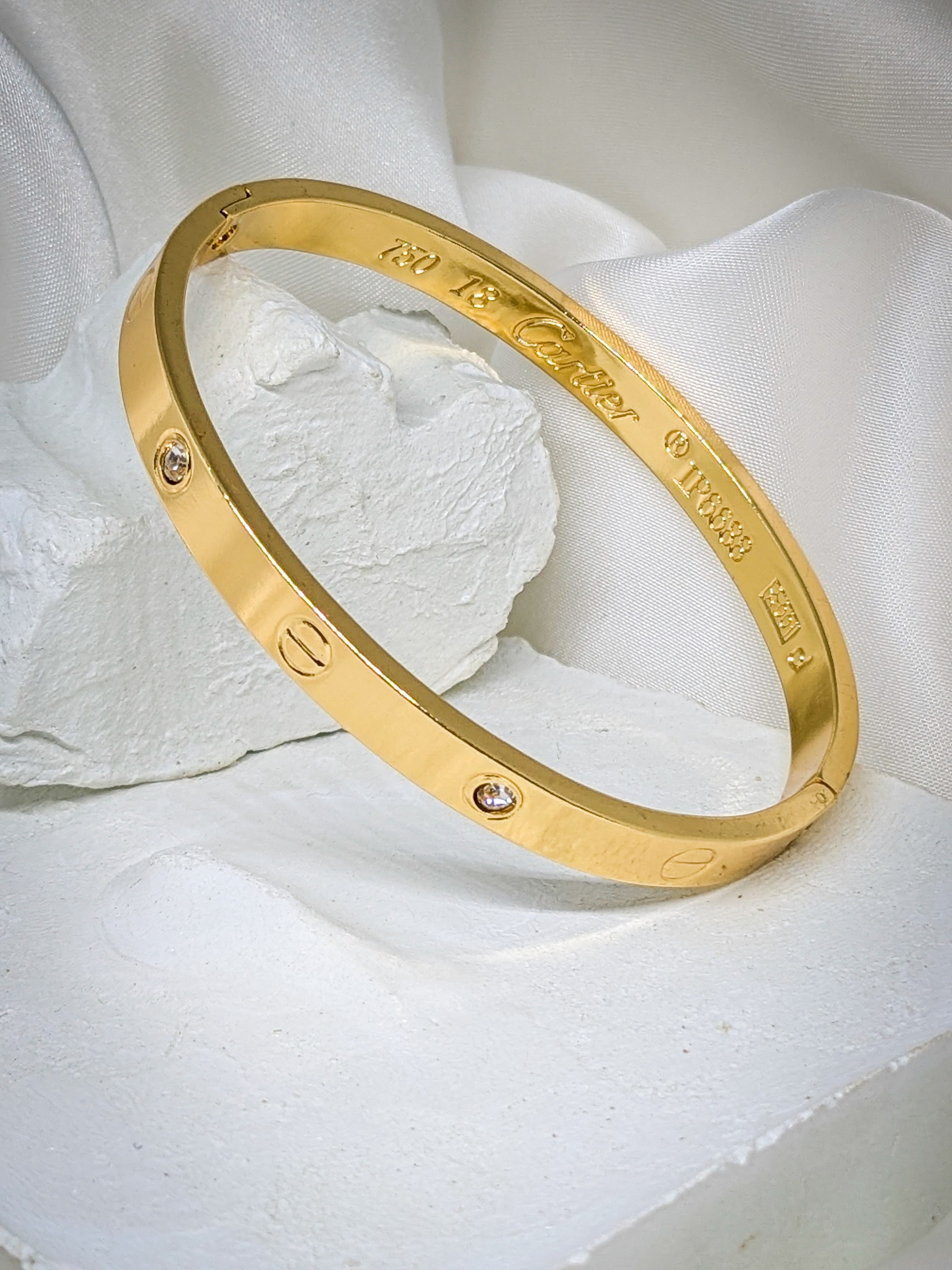 Cartier Love Bracelet (Gold with Diamonds)