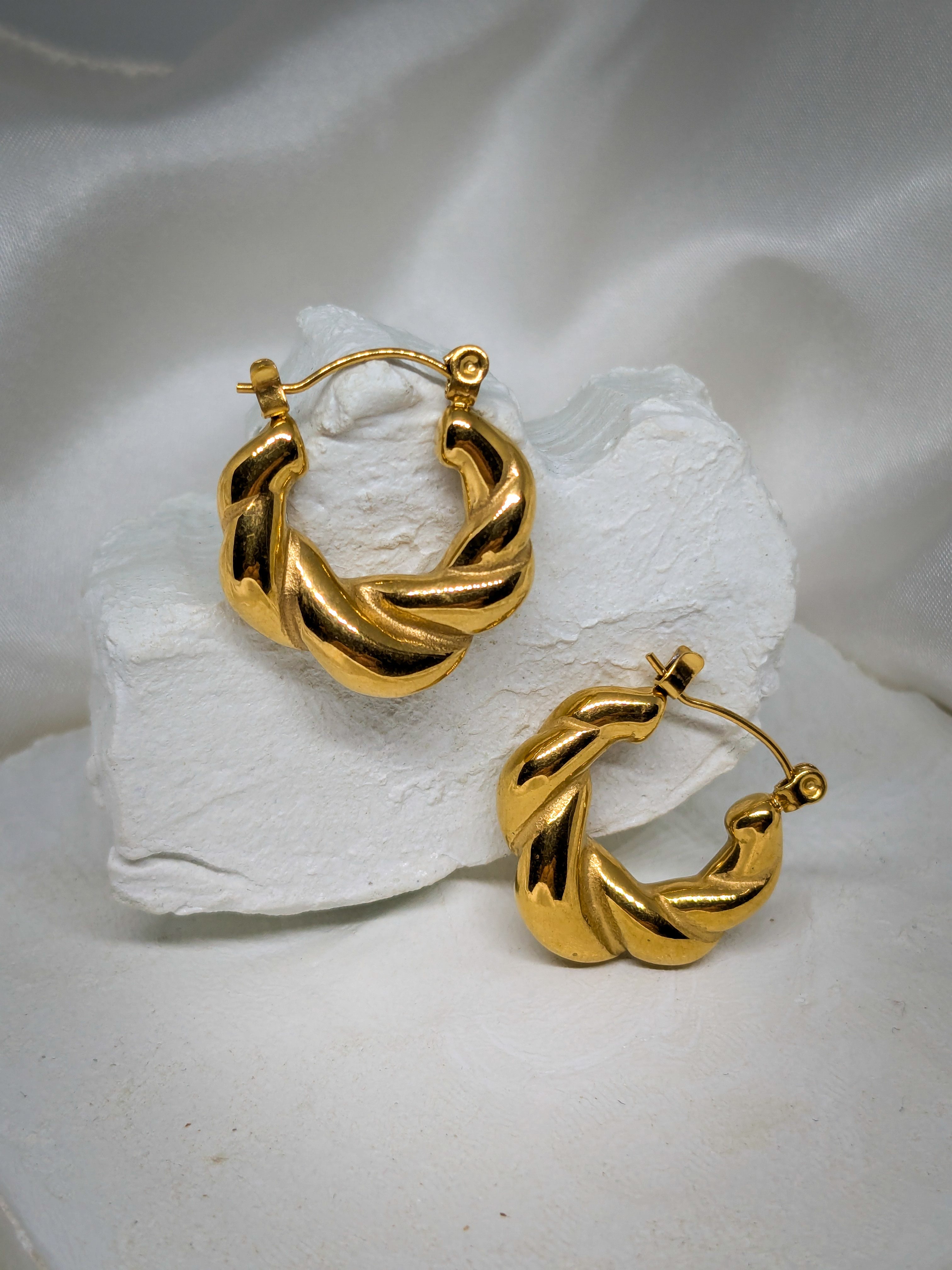Twist Aura Hoops