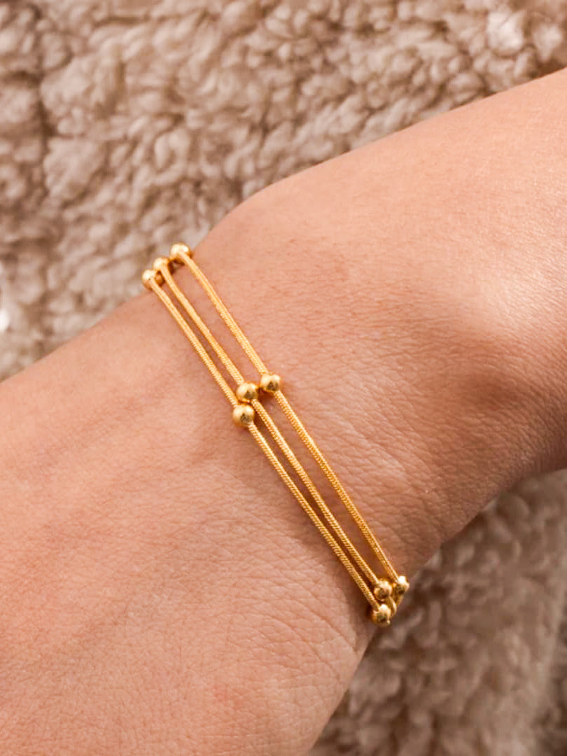 Multi Strand Snake Chain Bracelet