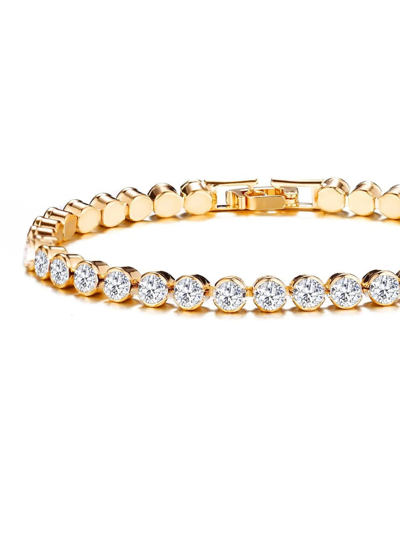Gold Tennis Bracelet
