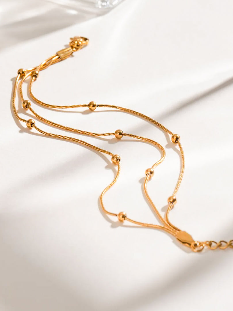Multi Strand Snake Chain Bracelet