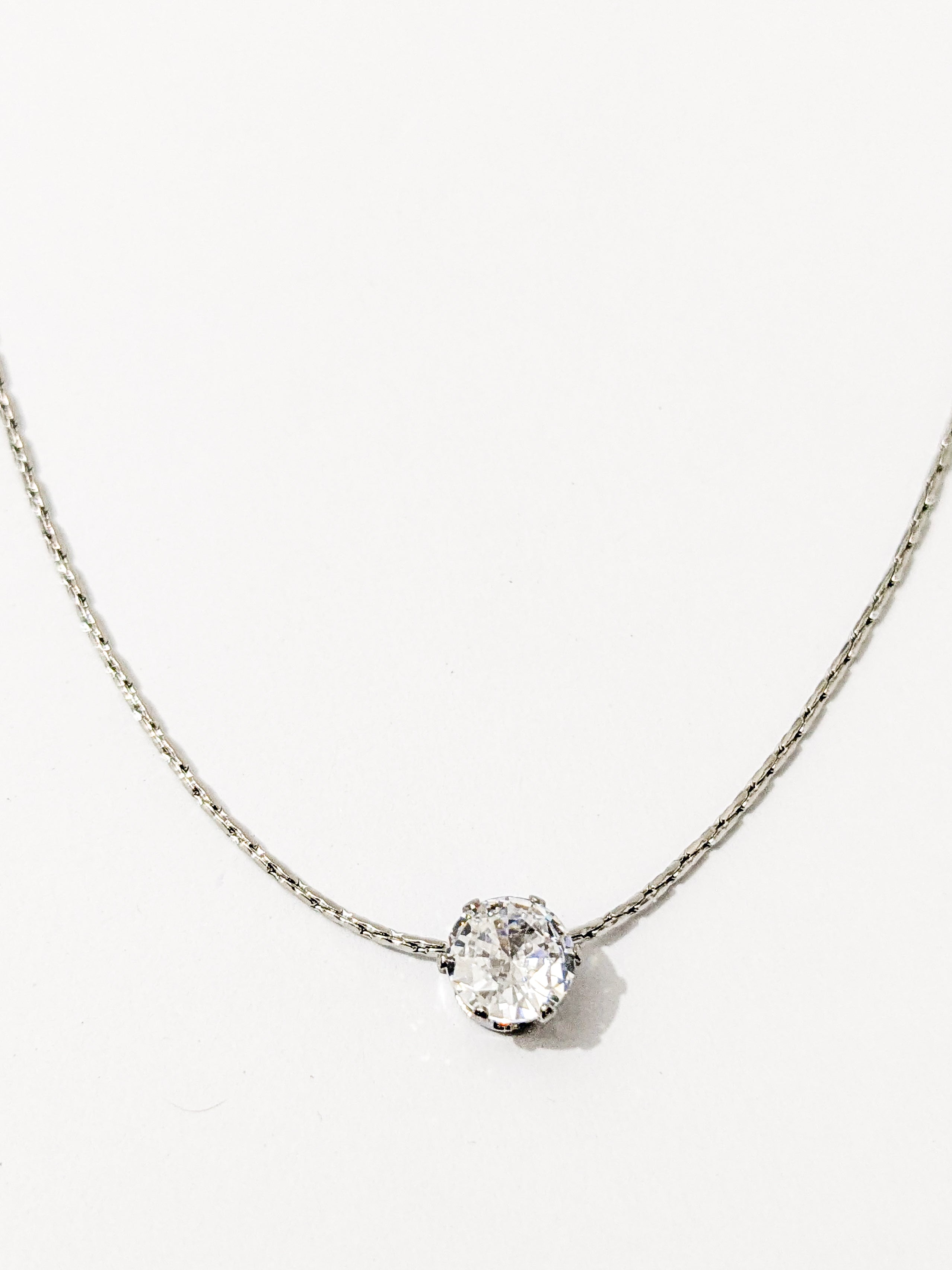 Solitaire Pendant Necklace