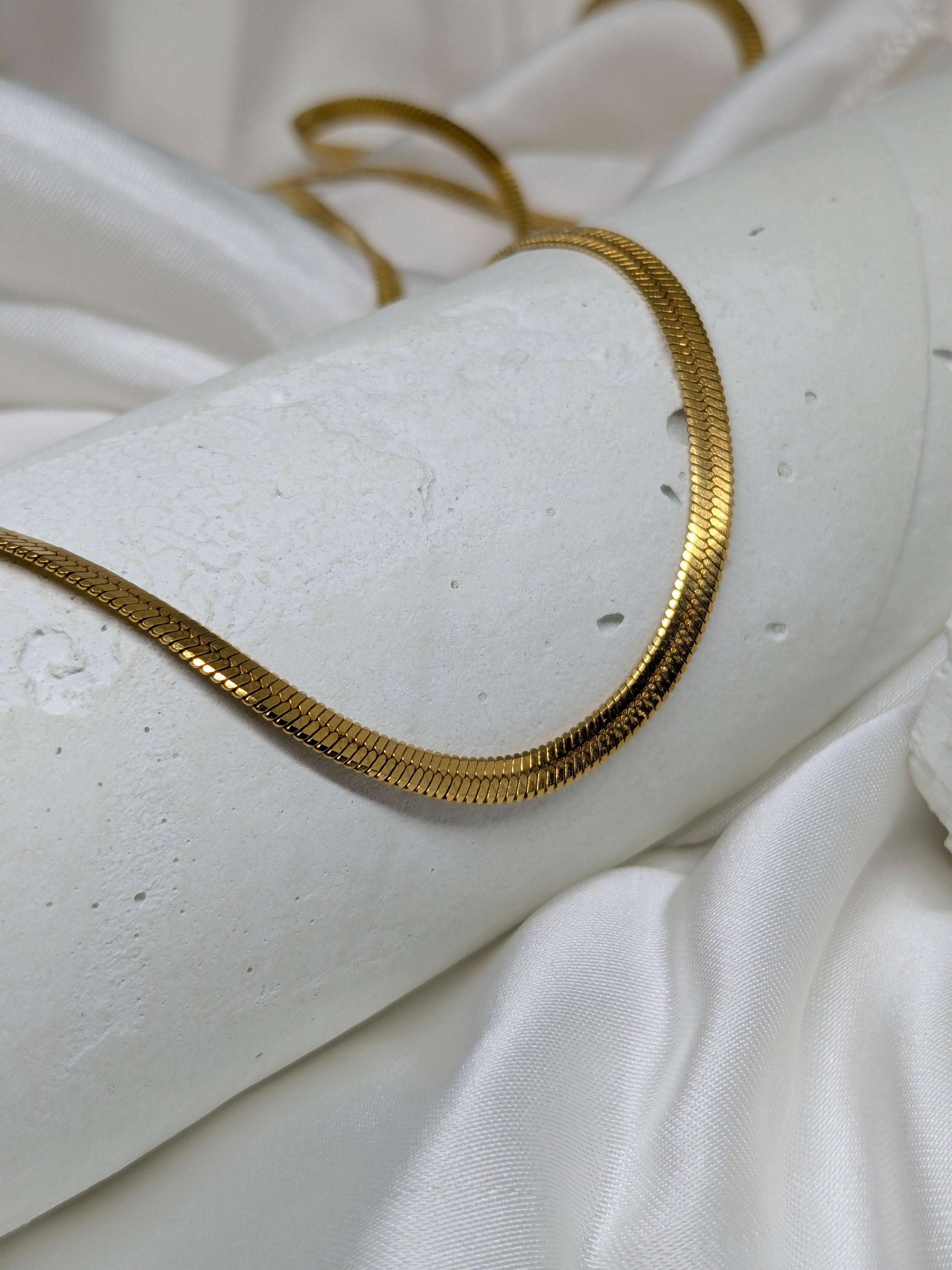 Golden Herringbone Chain
