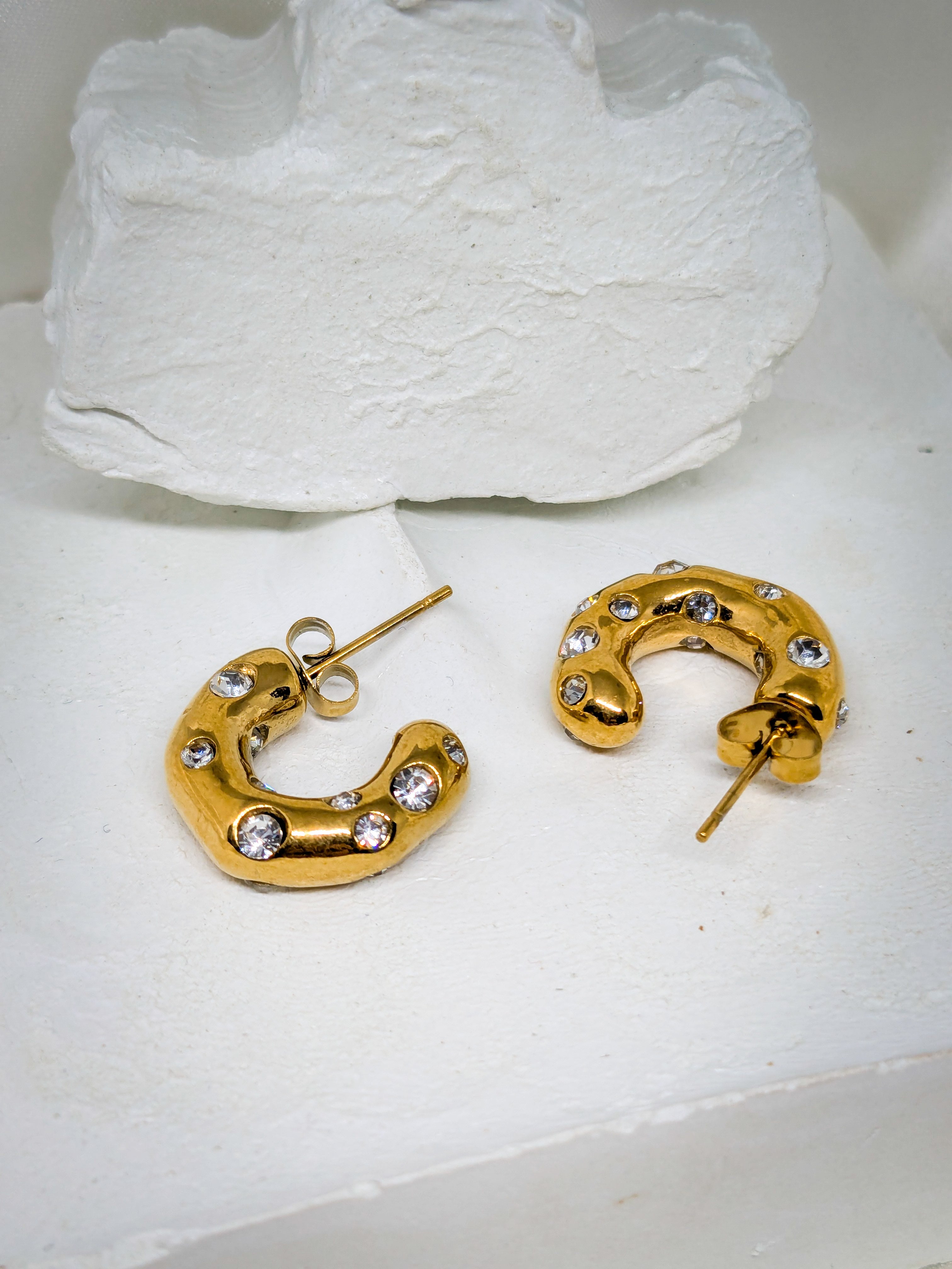 Luxe Molten Hoops
