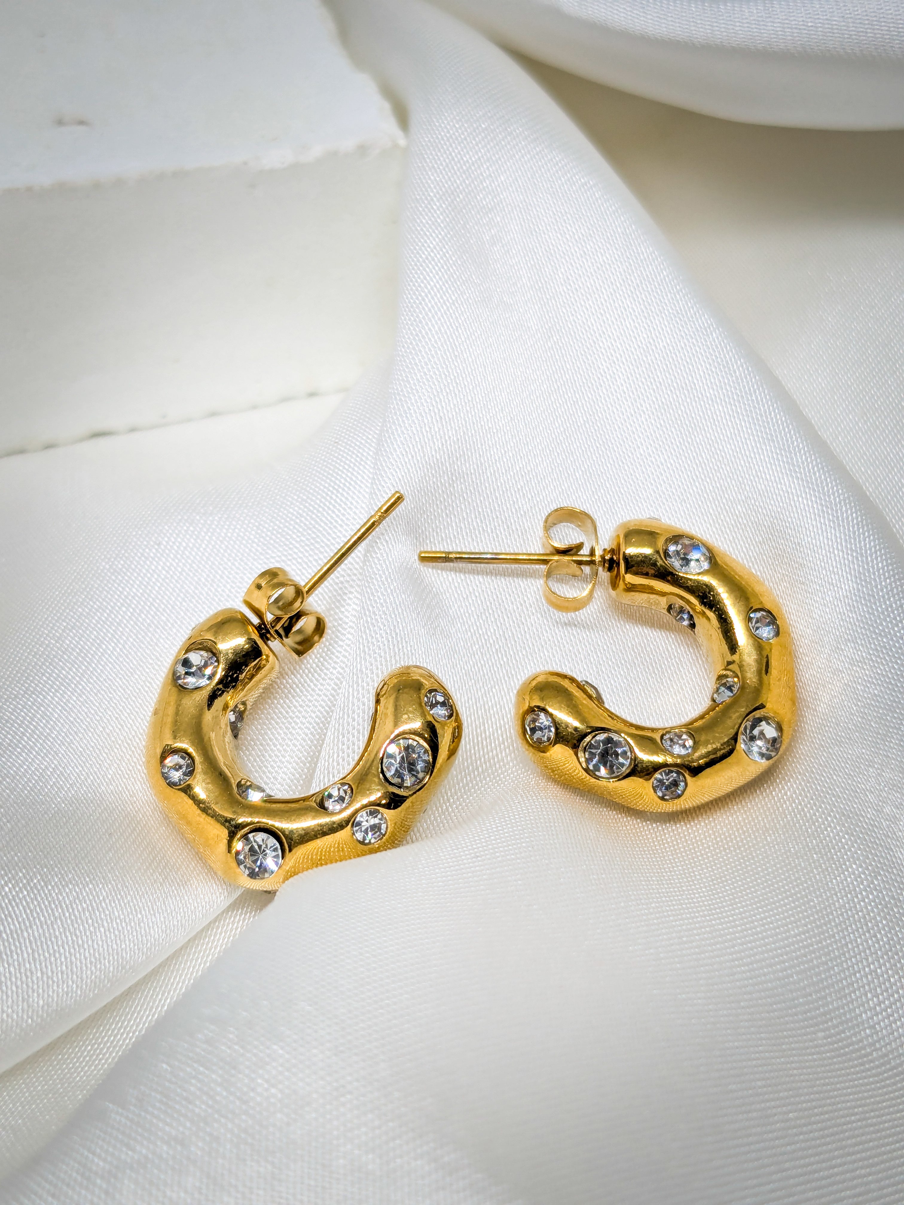 Luxe Molten Hoops