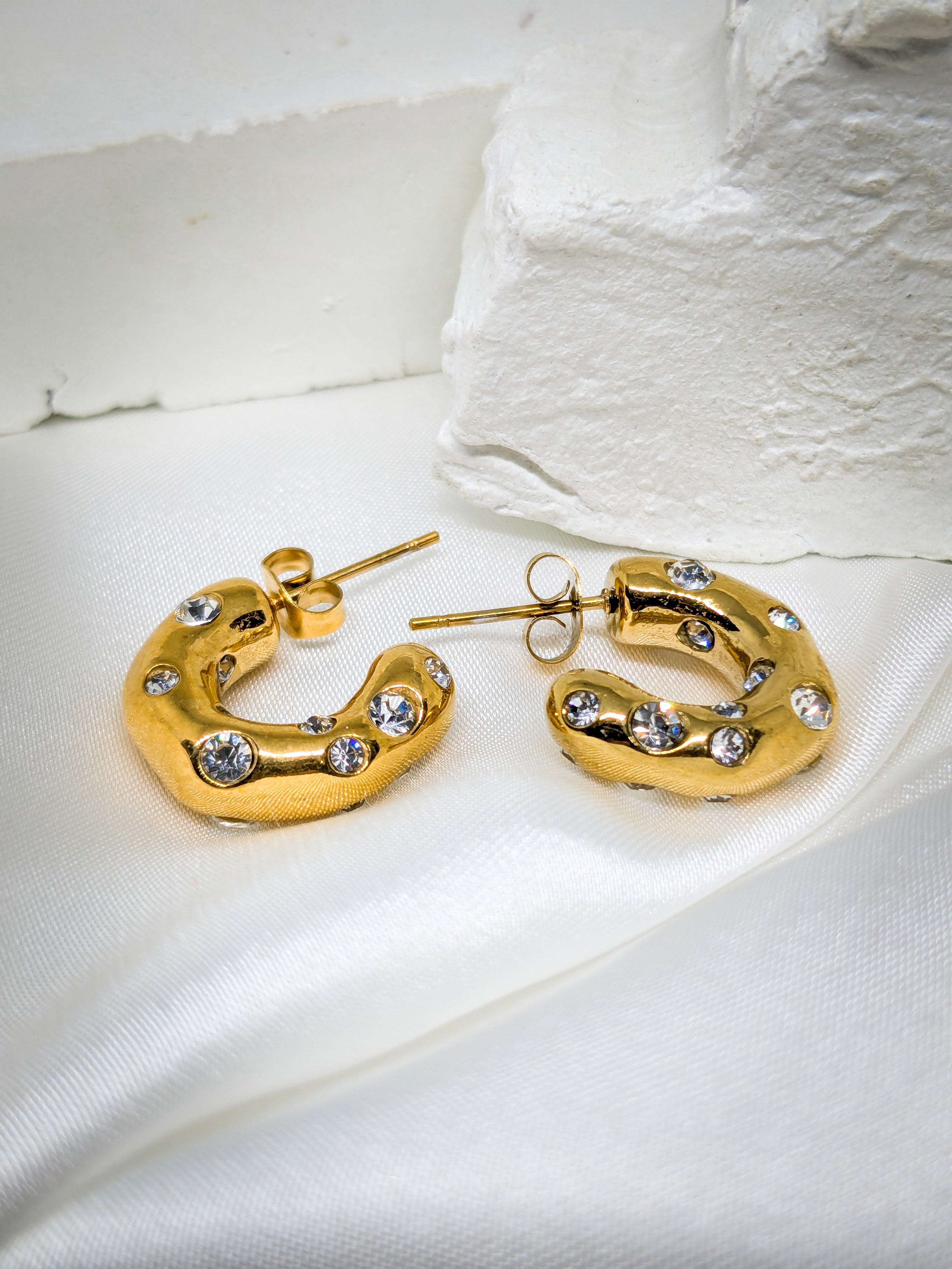 Luxe Molten Hoops