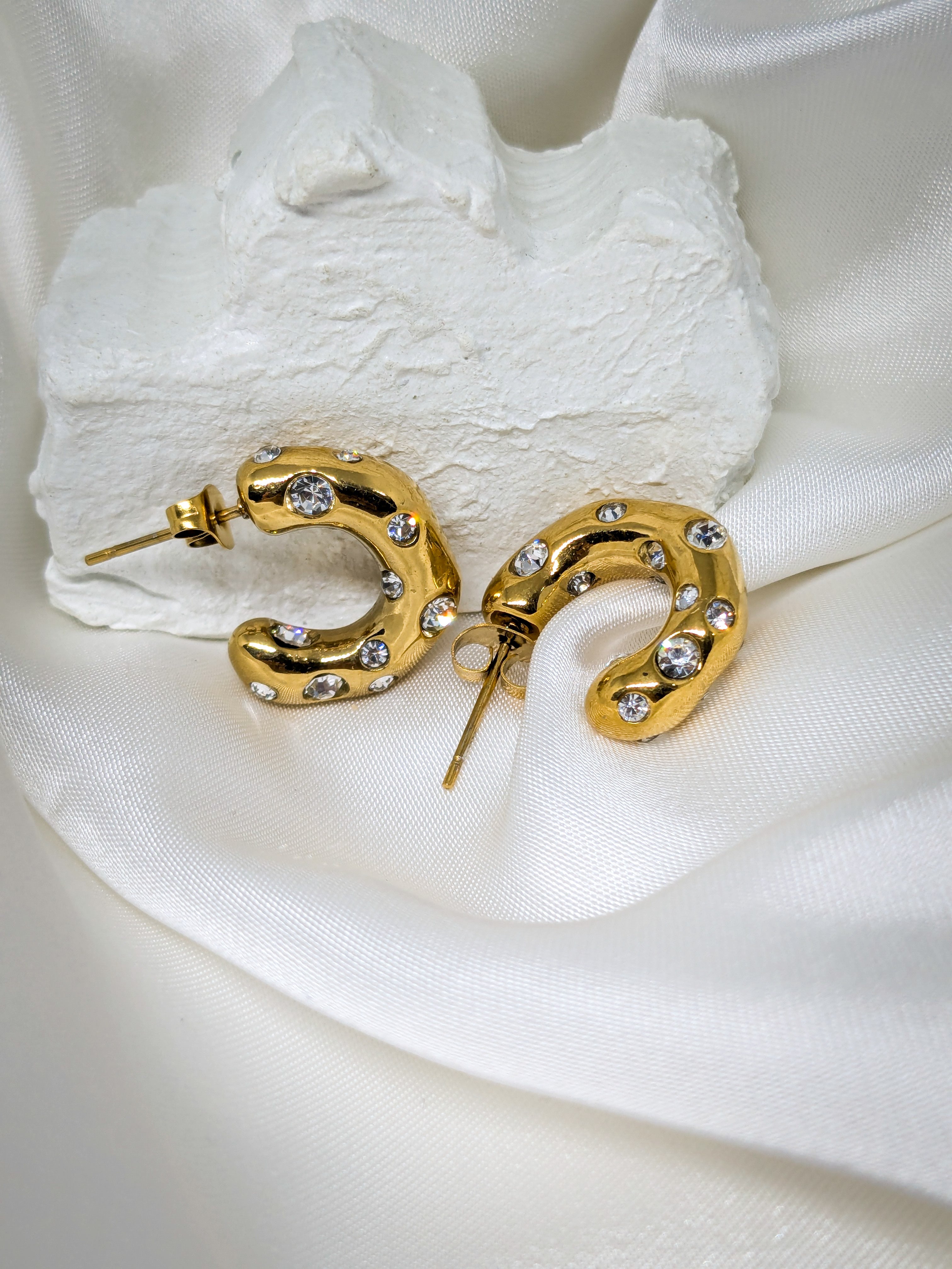 Luxe Molten Hoops