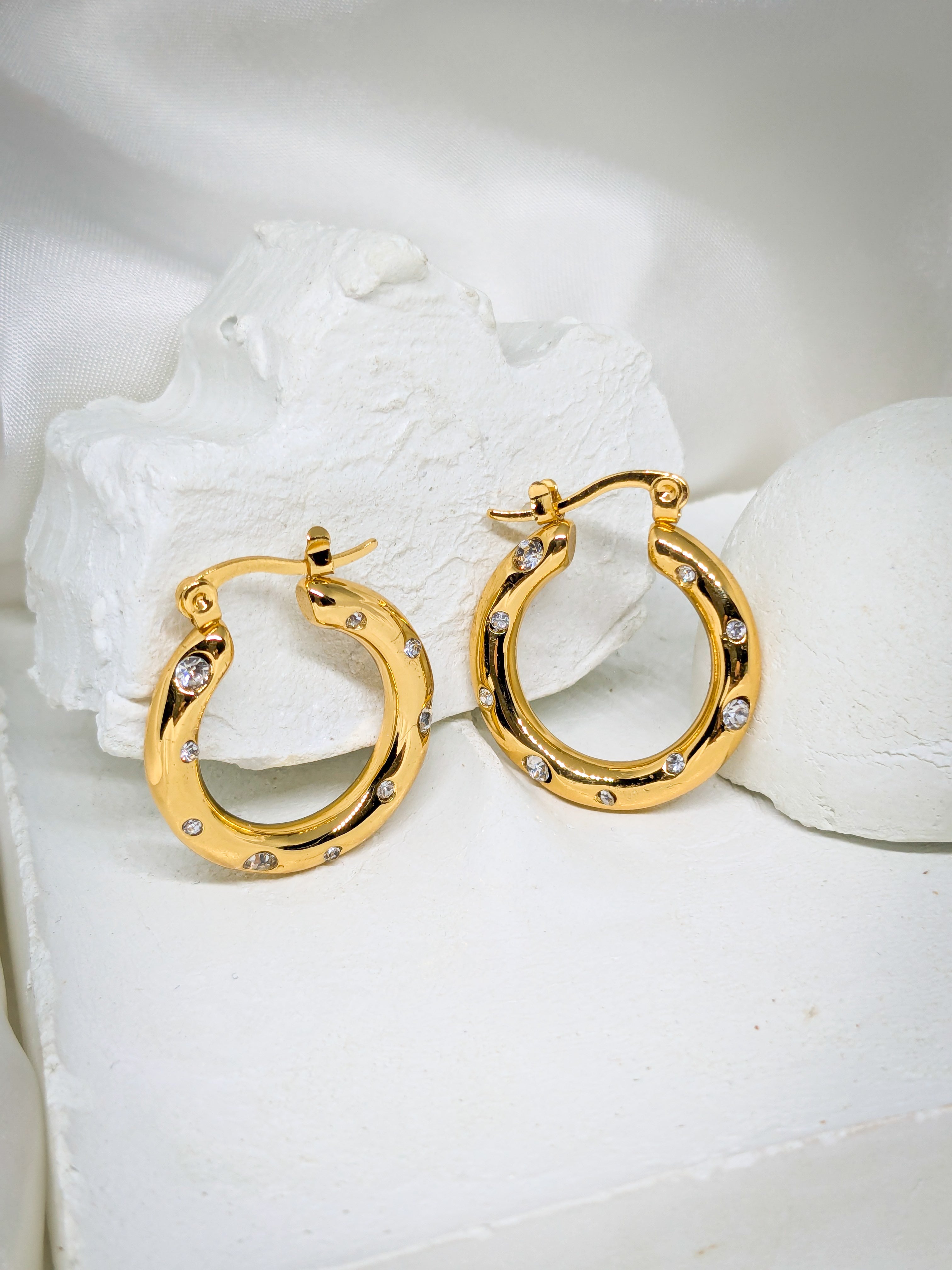 Aurora Sparkle Hoops