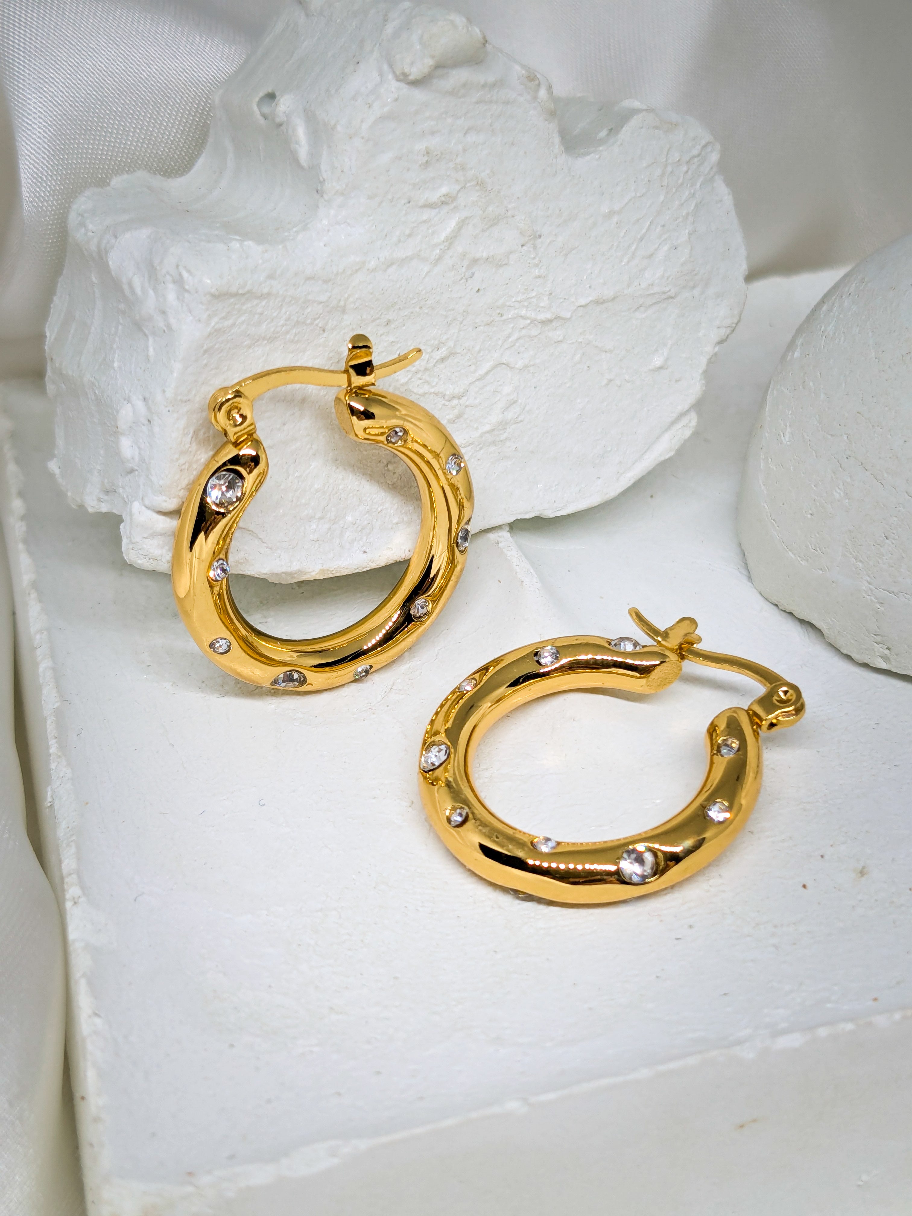 Aurora Sparkle Hoops