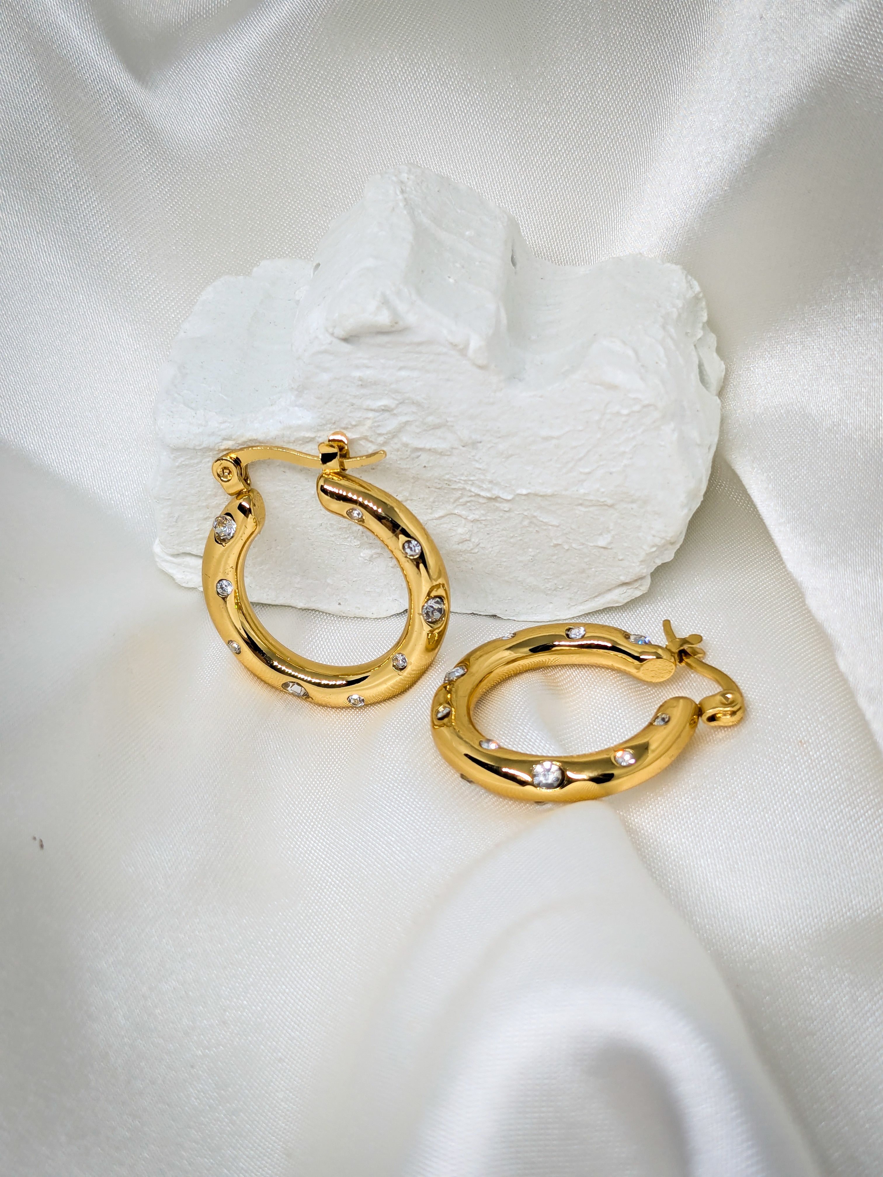 Aurora Sparkle Hoops