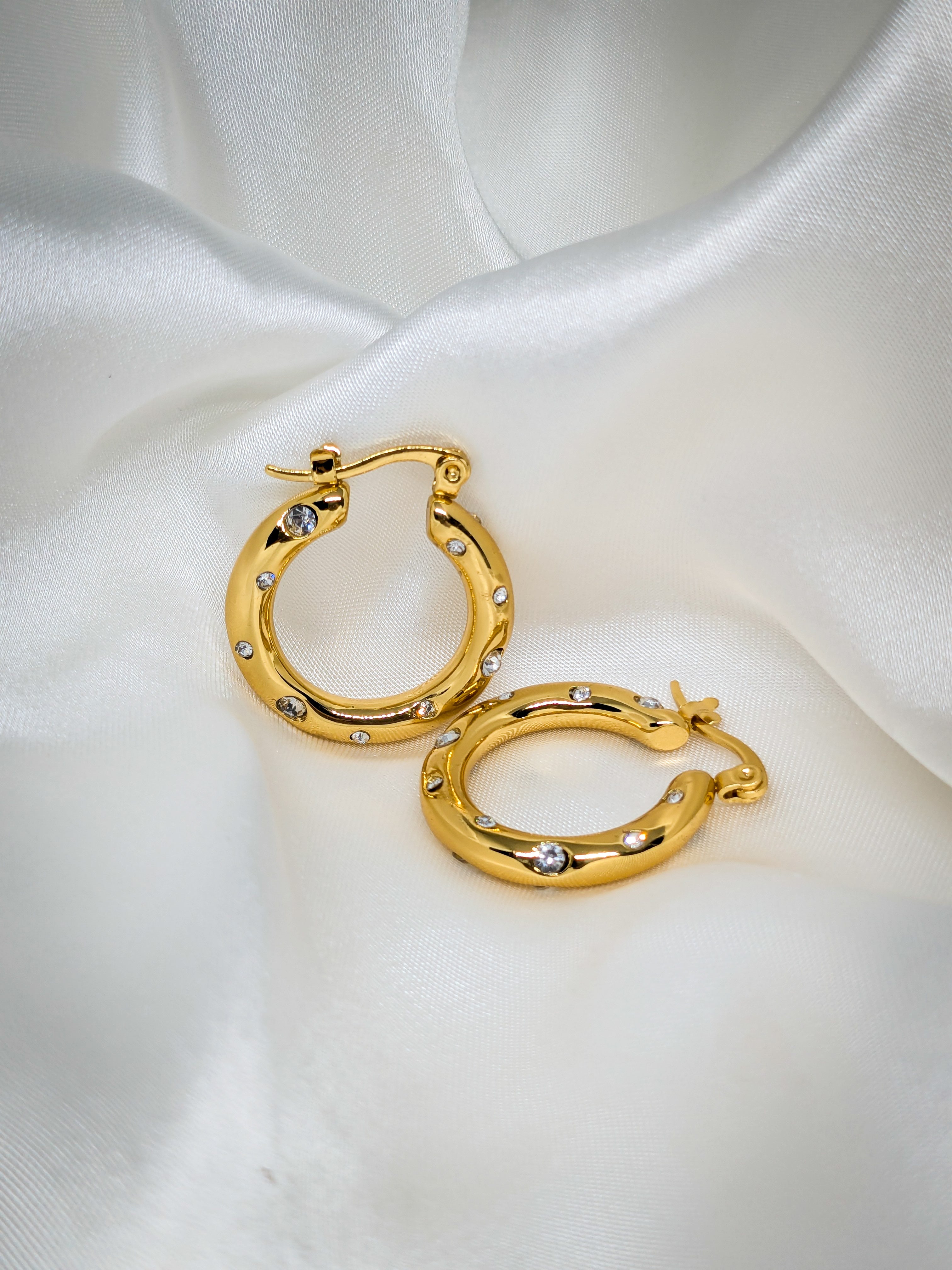 Aurora Sparkle Hoops