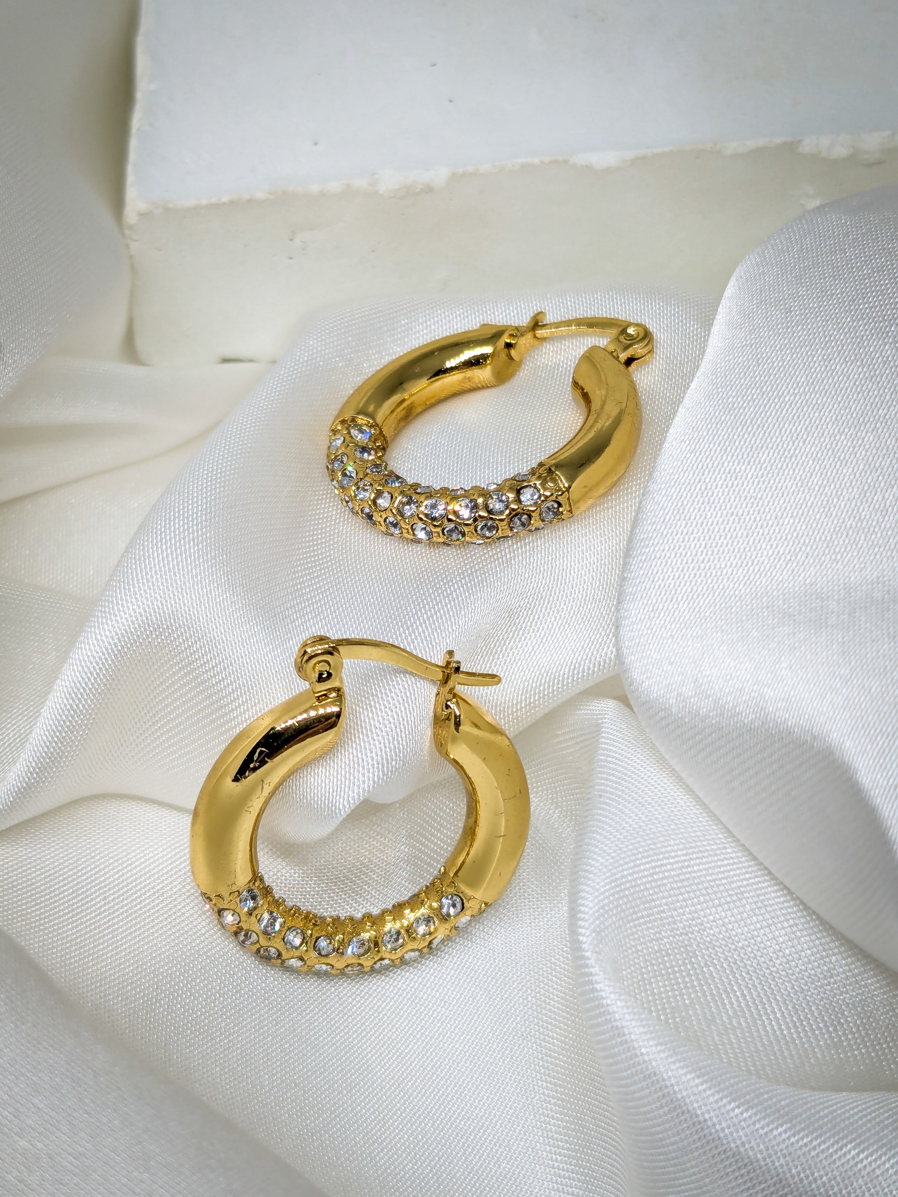 Aurora Pavé Hoops