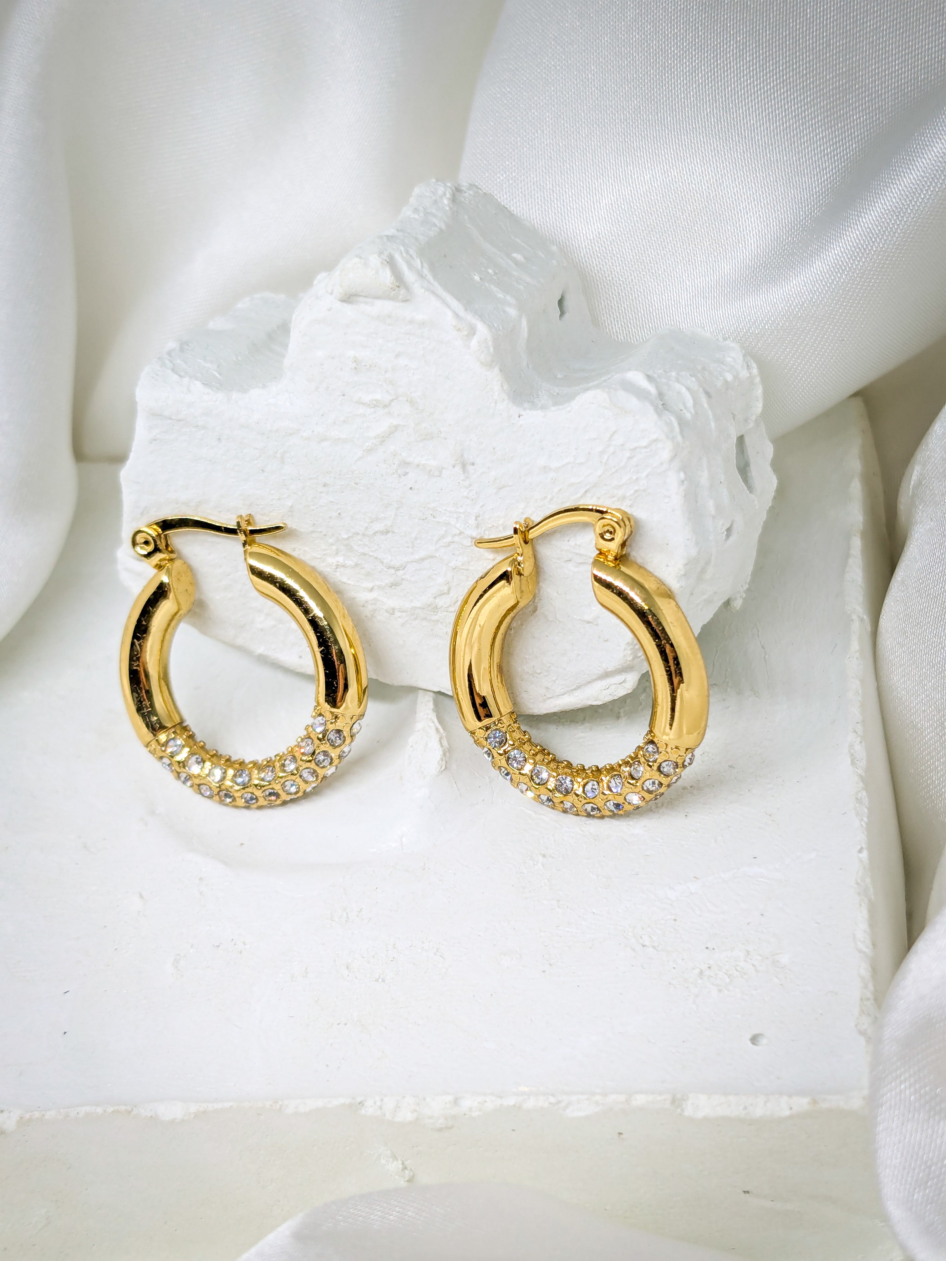 Aurora Pavé Hoops