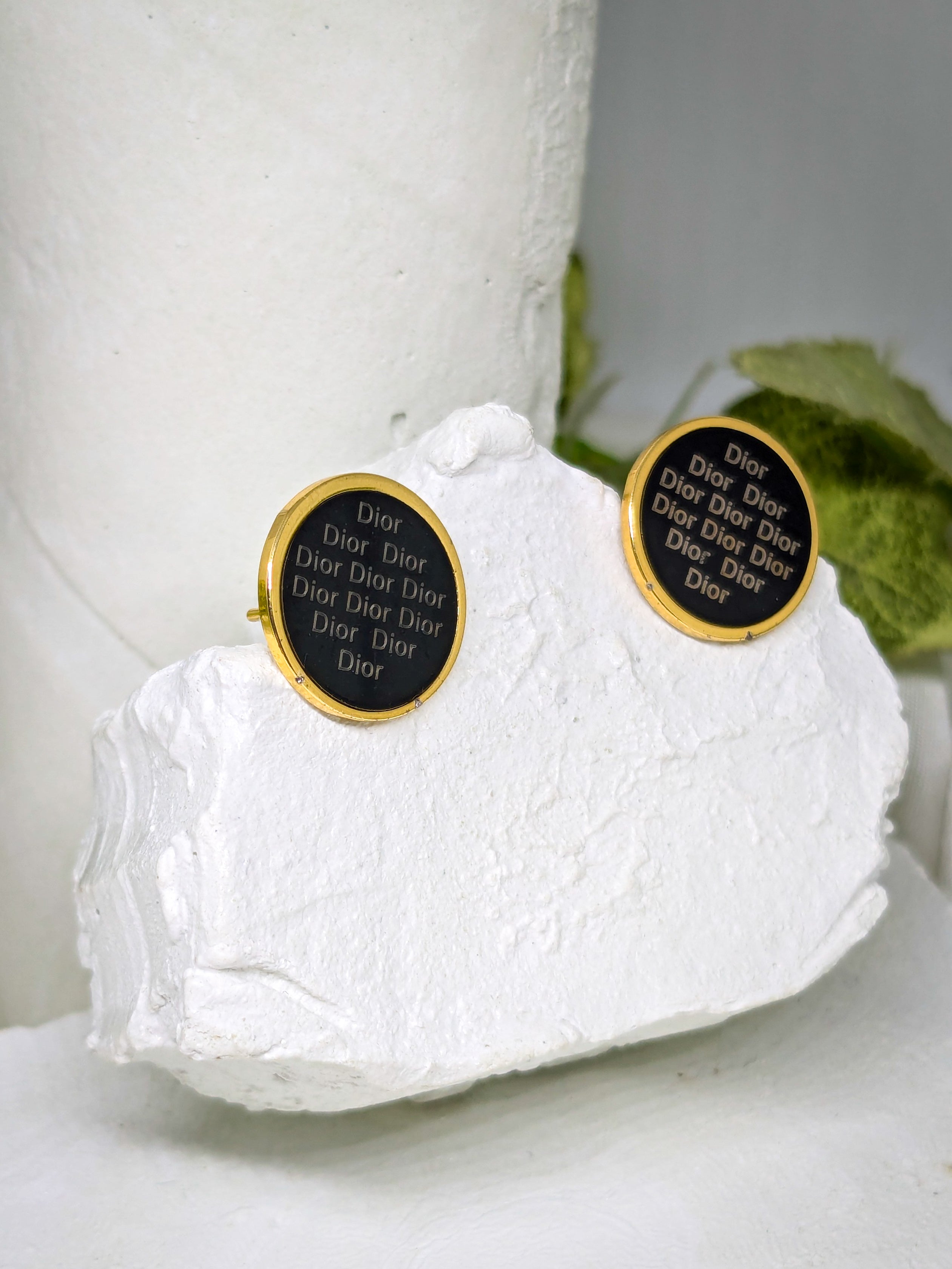 Dior Statement Stud Earrings