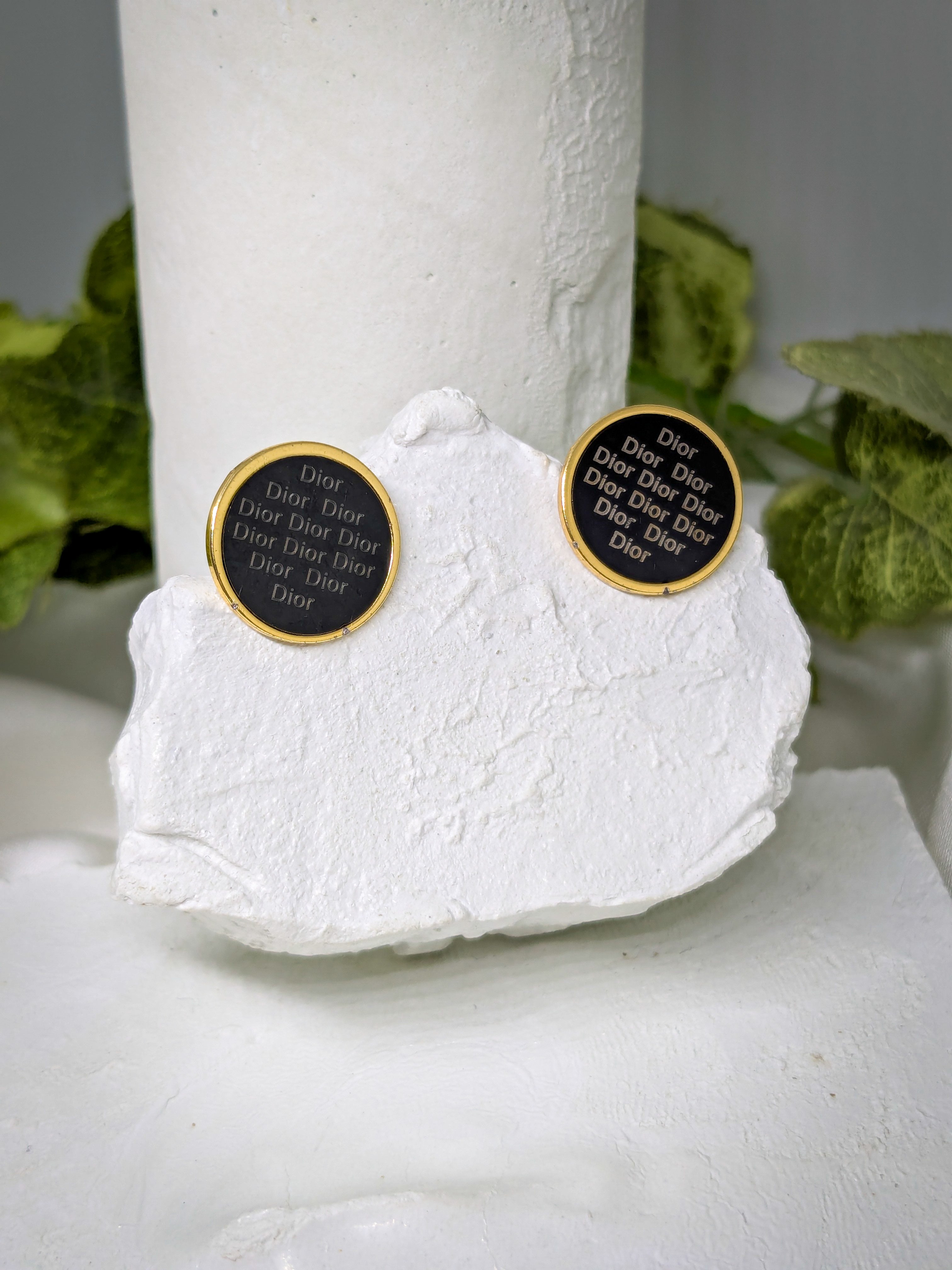 Dior Statement Stud Earrings