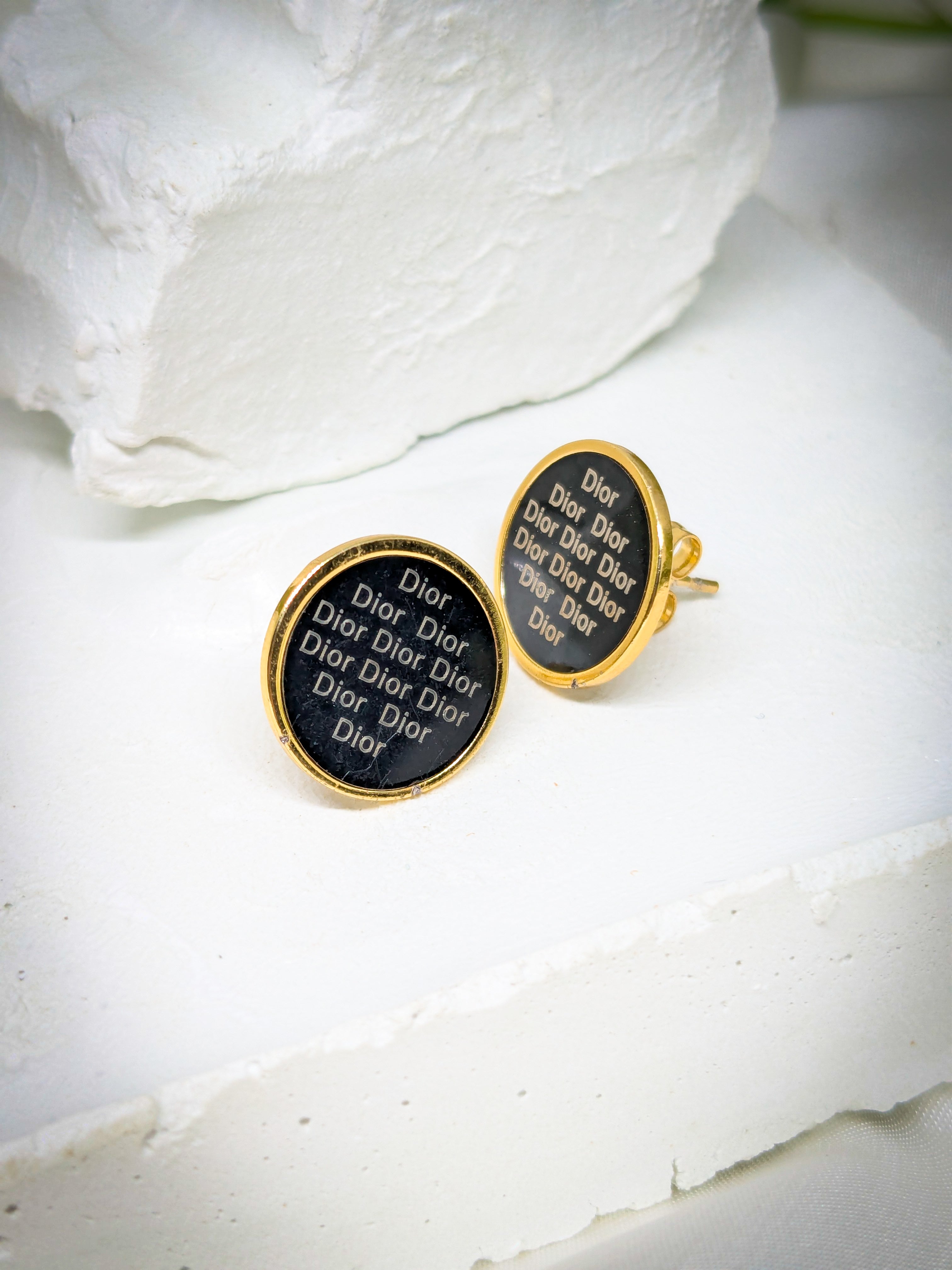 Dior Statement Stud Earrings