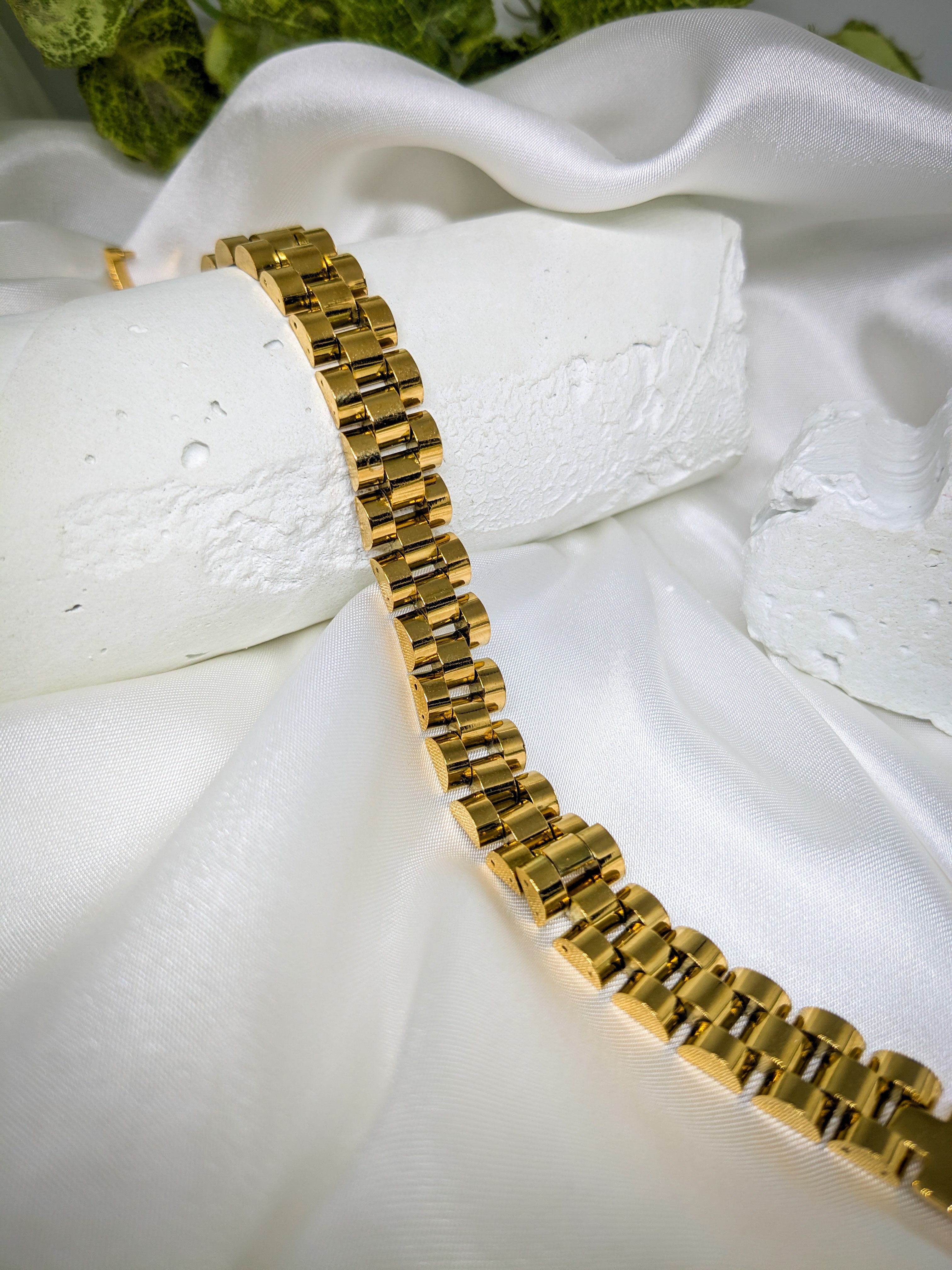 Geometric Link Bracelet