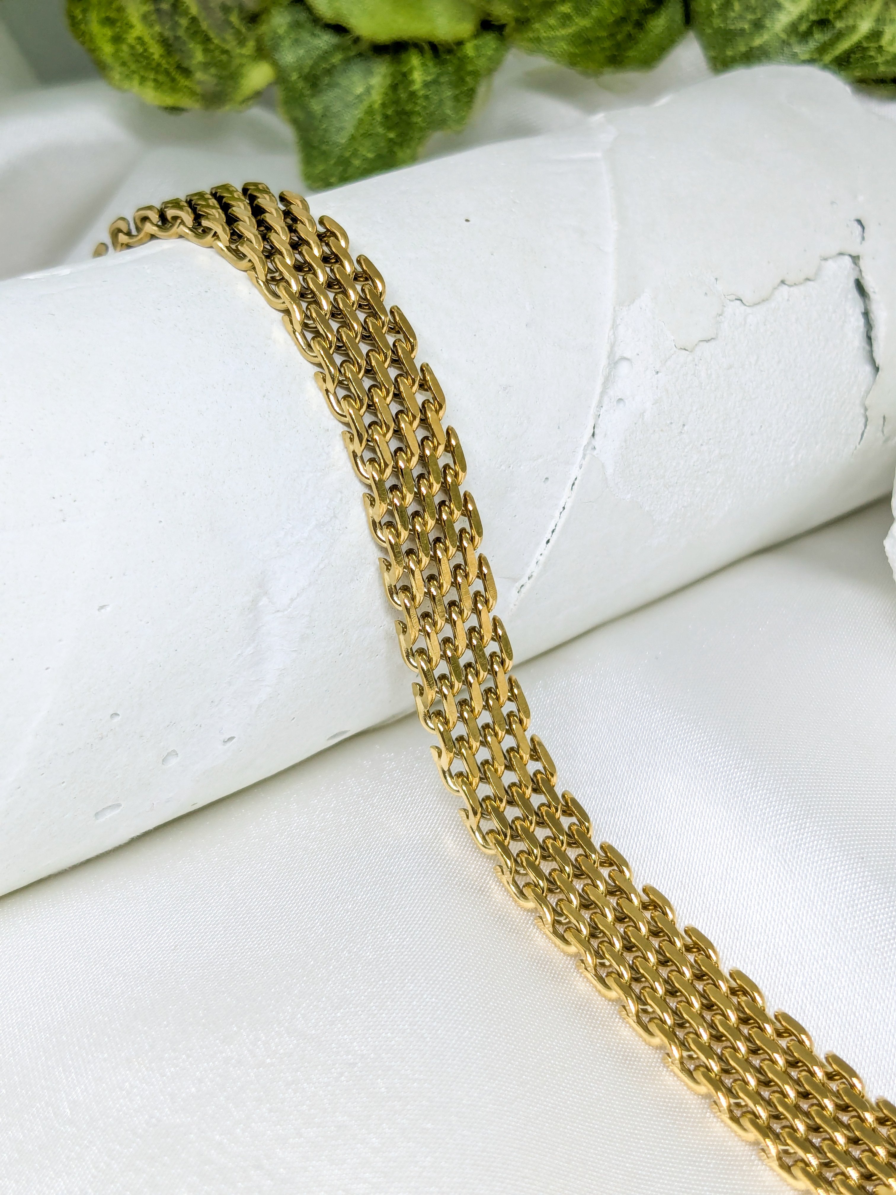 Royal Weave Chain Bracelet