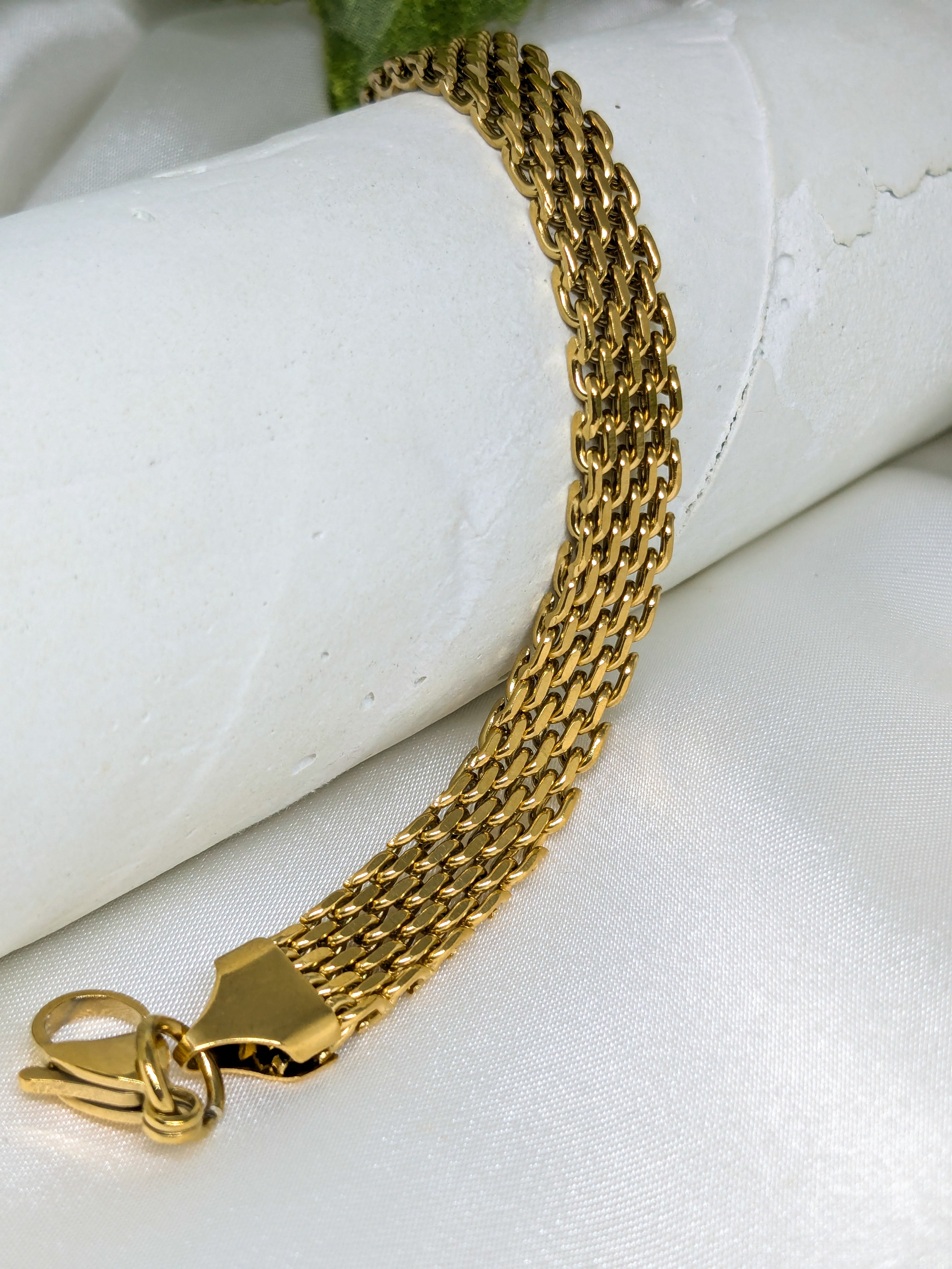 Royal Weave Chain Bracelet