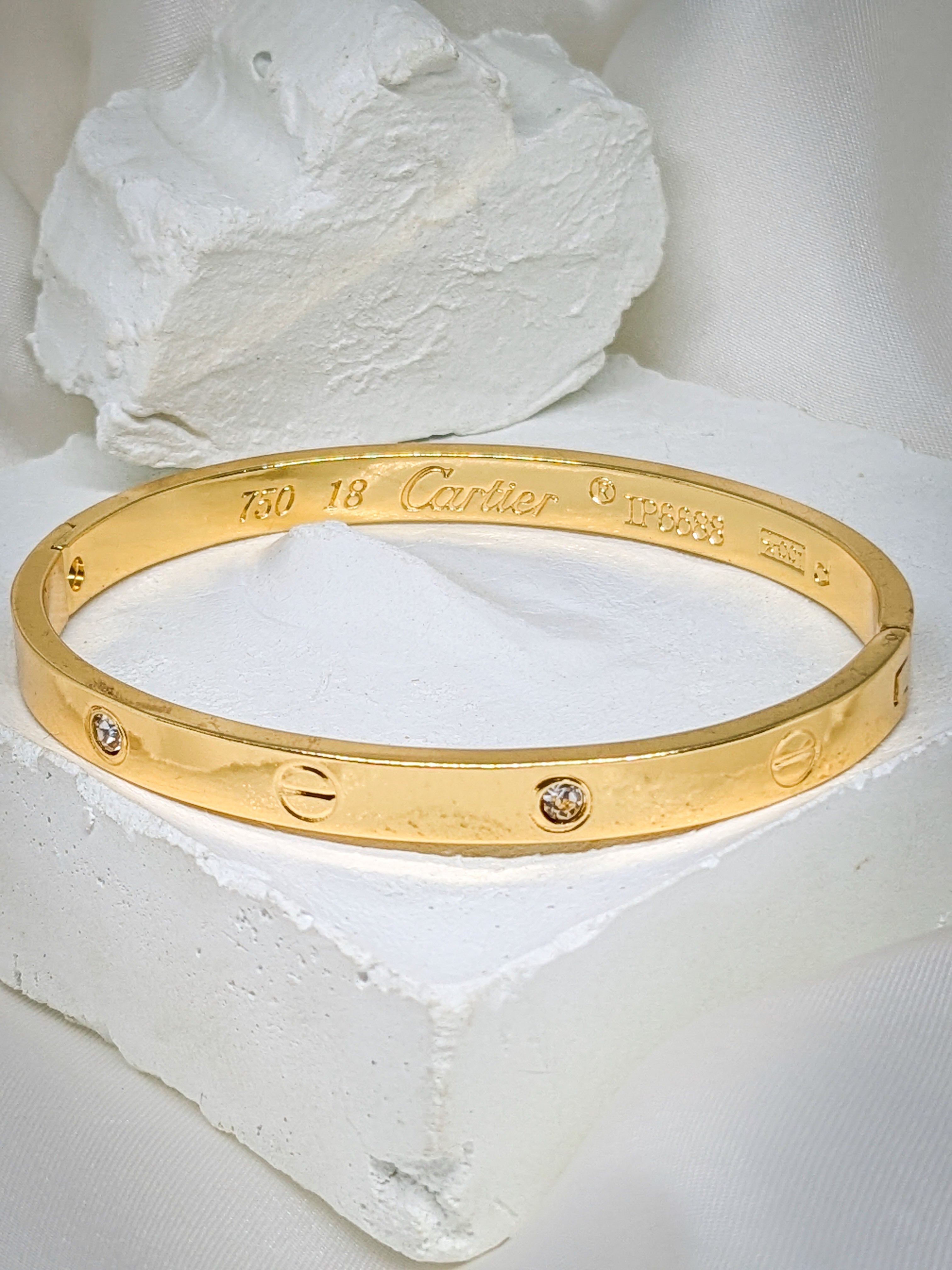 Cartier Love Bracelet (Gold with Diamonds)