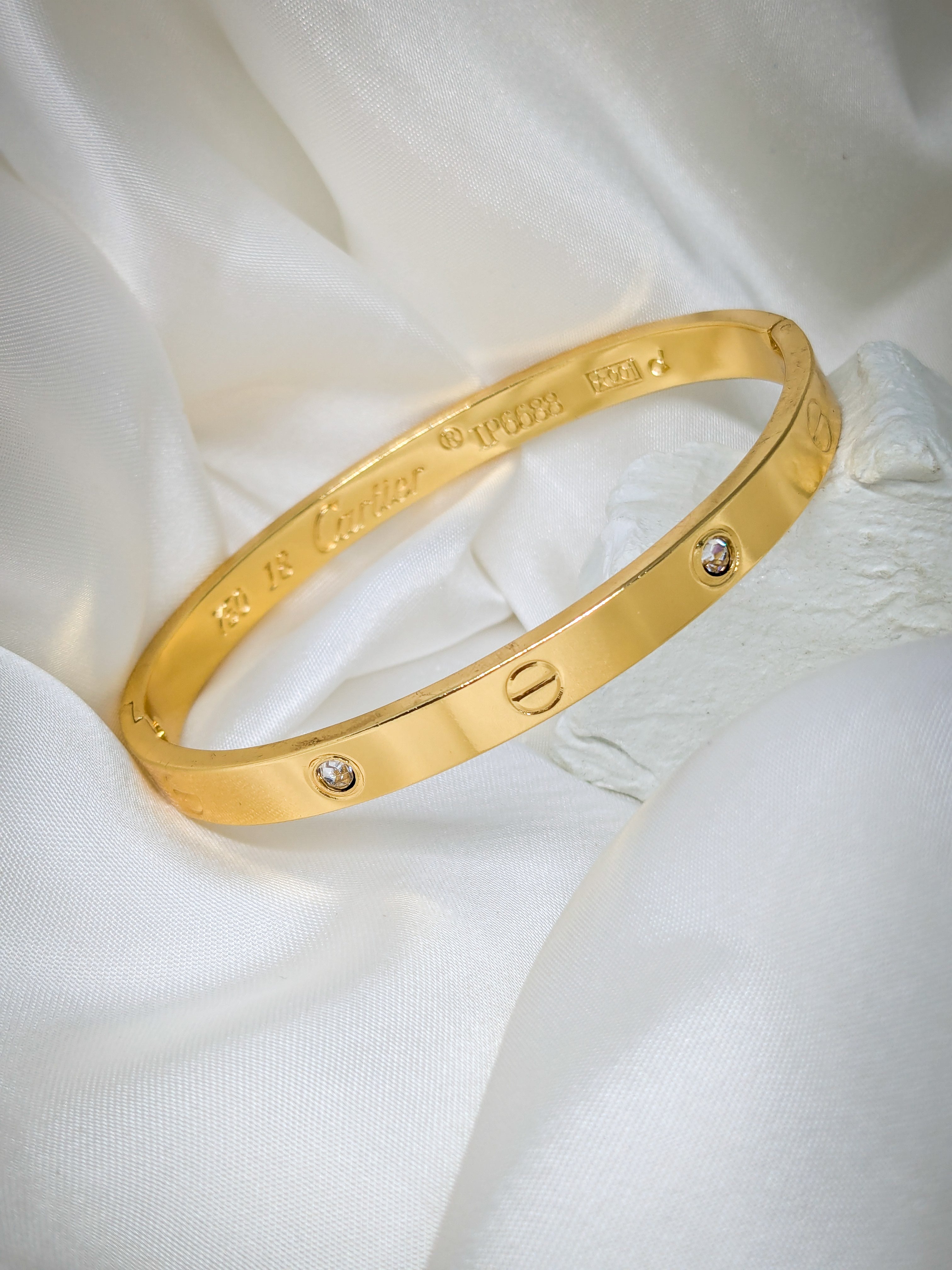 Cartier Love Bracelet (Gold with Diamonds)