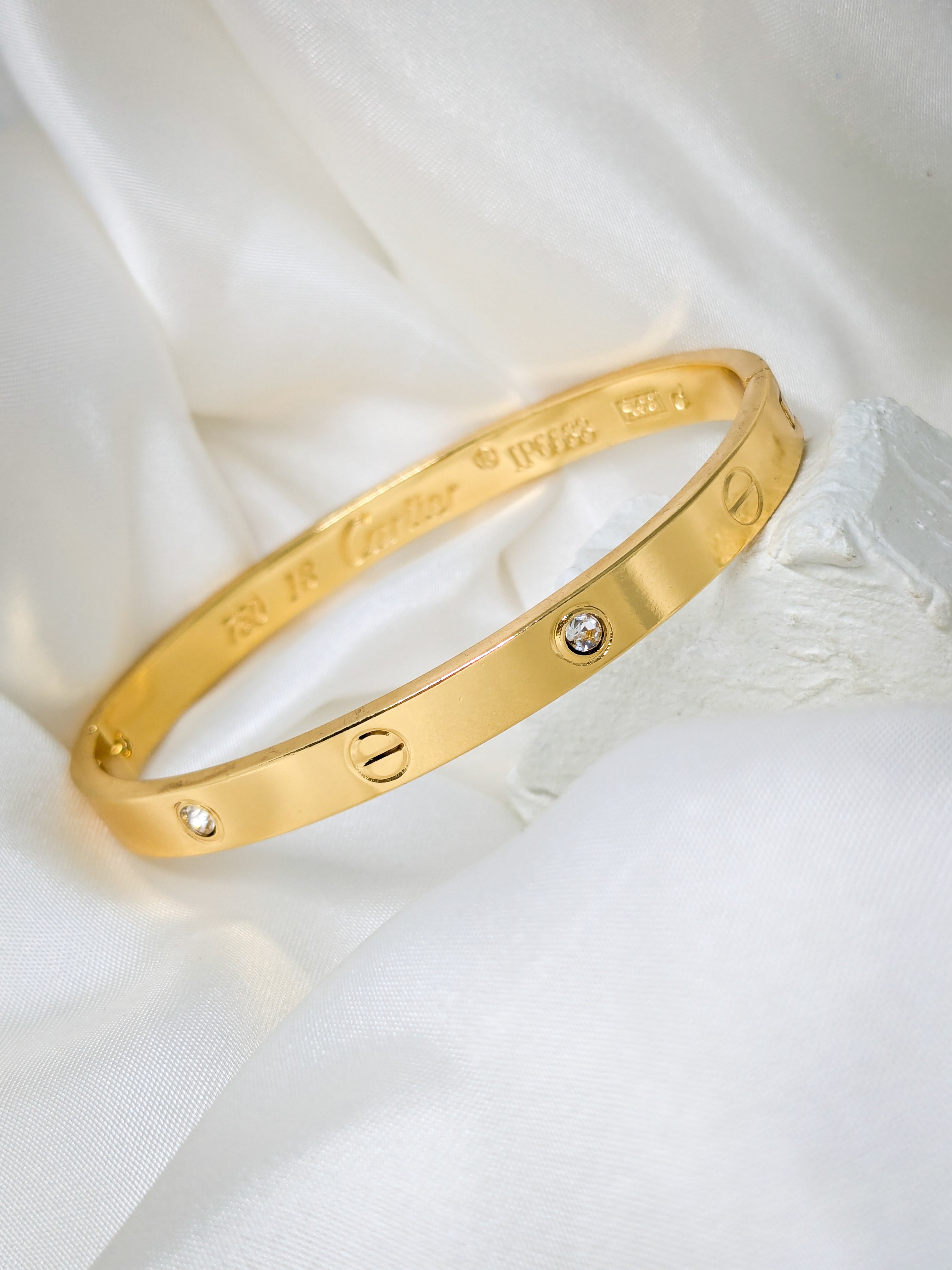 Cartier Love Bracelet (Gold with Diamonds)