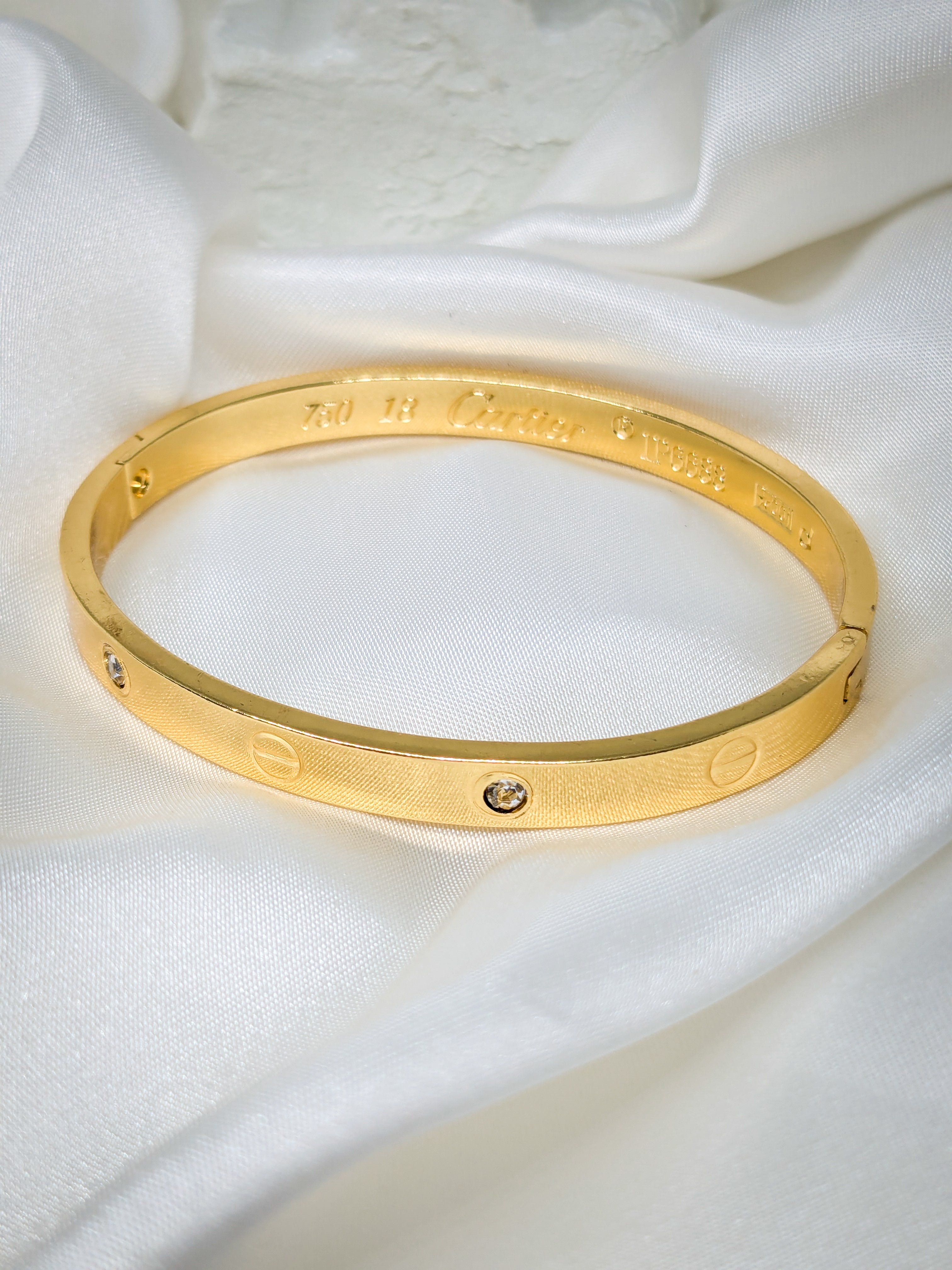 Cartier Love Bracelet (Gold with Diamonds)