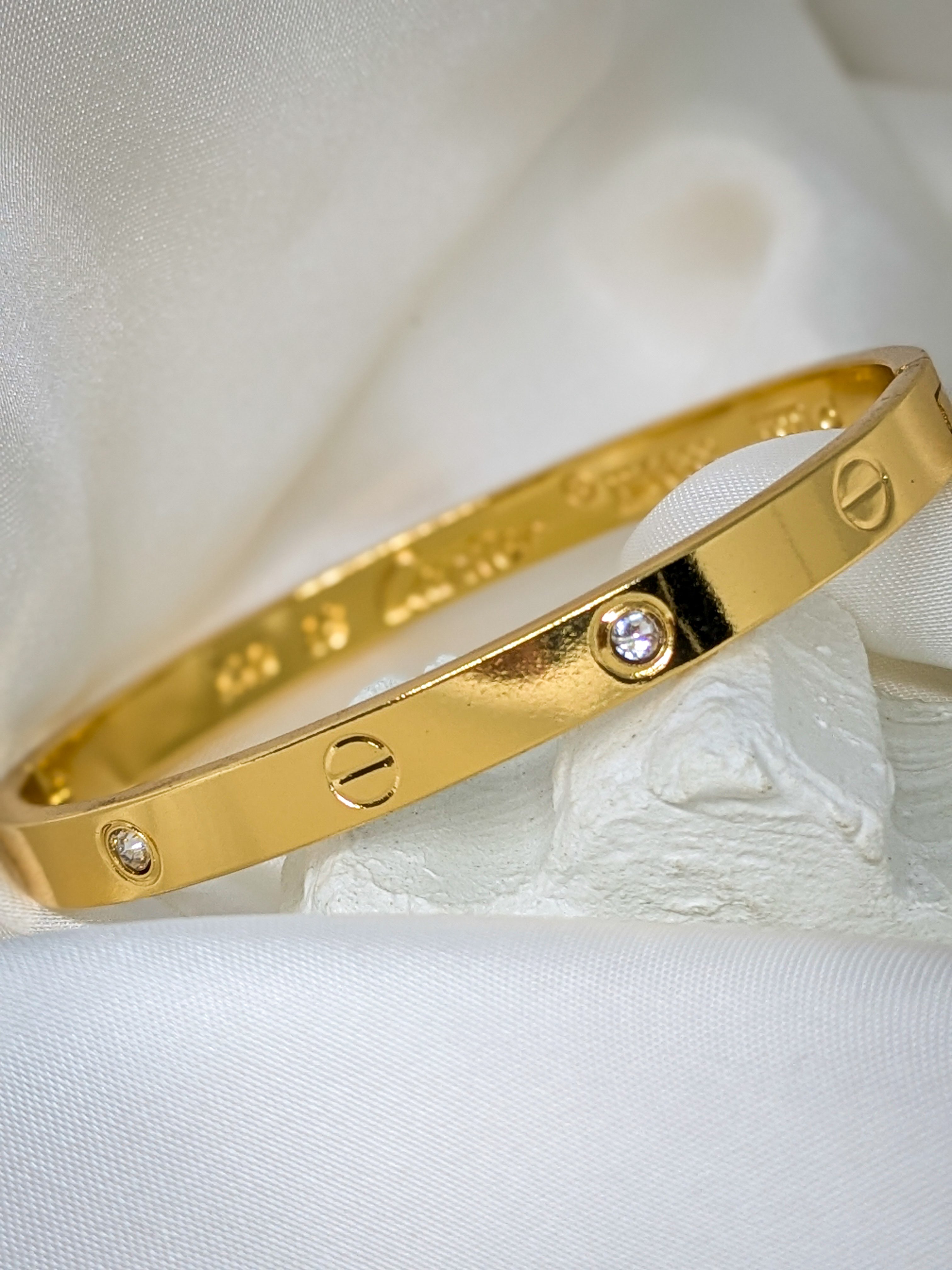 Cartier Love Bracelet (Gold with Diamonds)